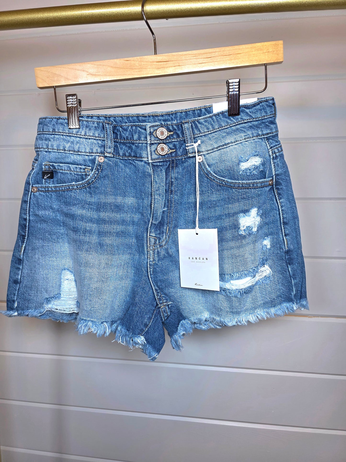 Kan Can Fringe Shorts