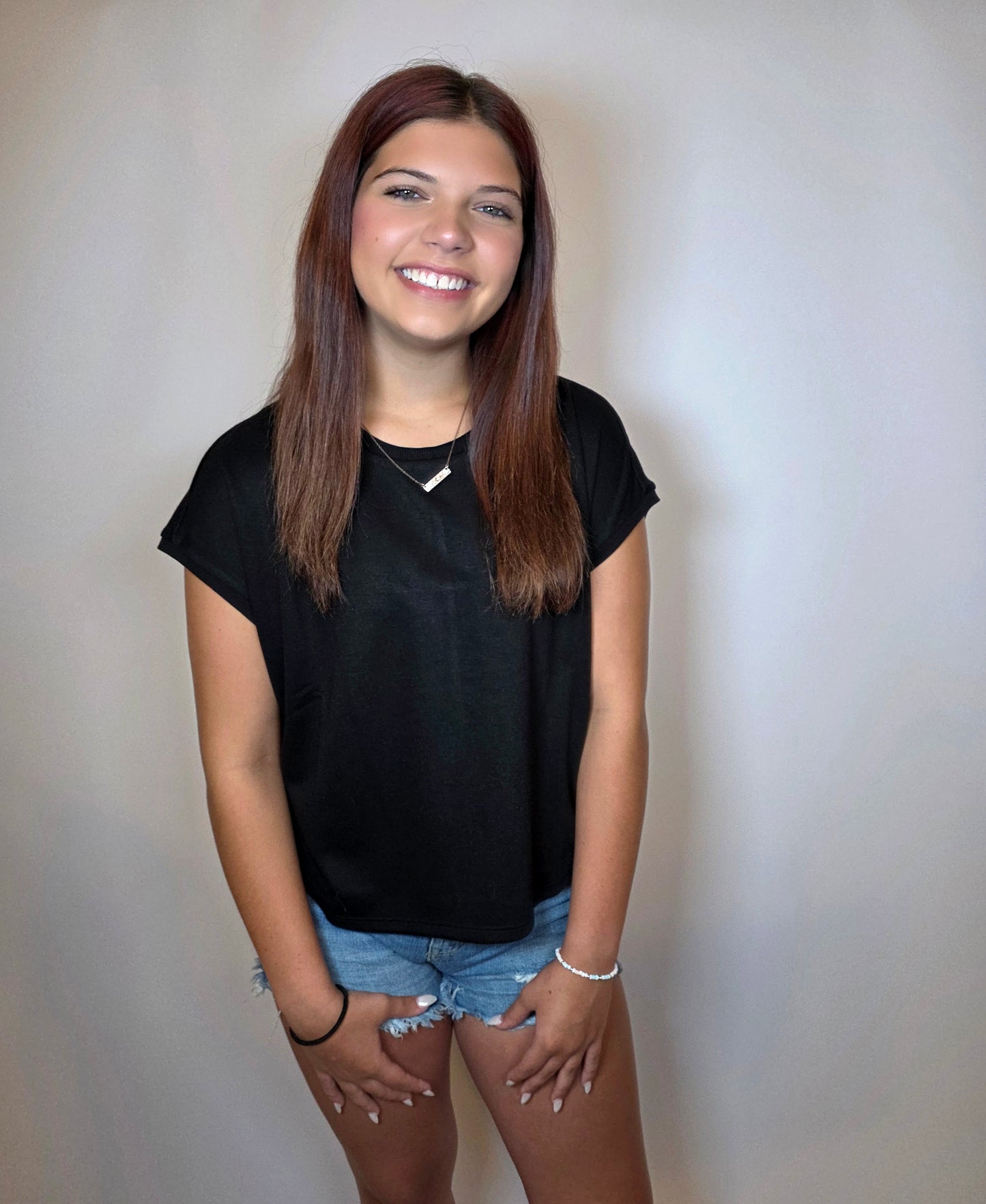 Black Basic Tee