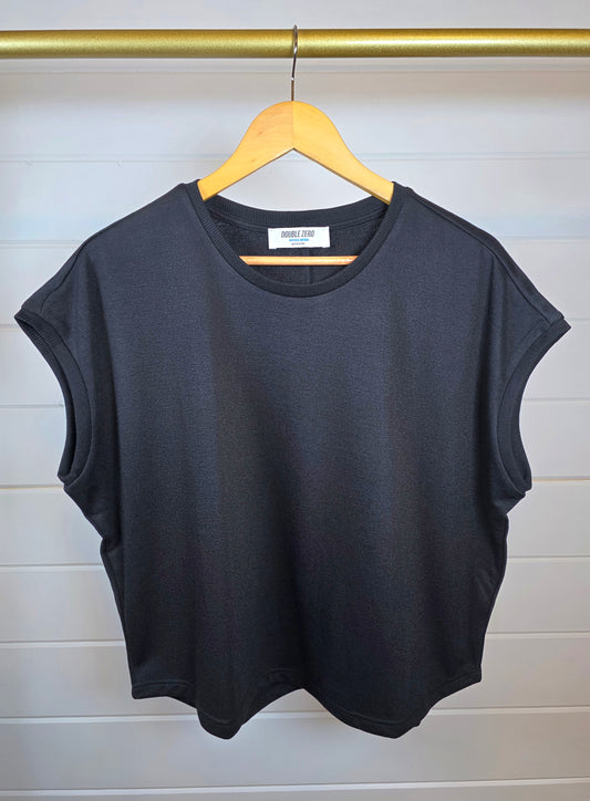 Black Muscle Tee